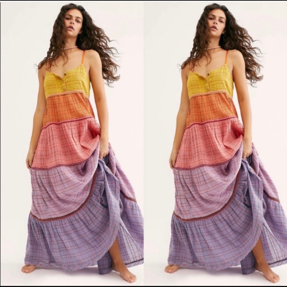 Free People Juliana maxi dress xs